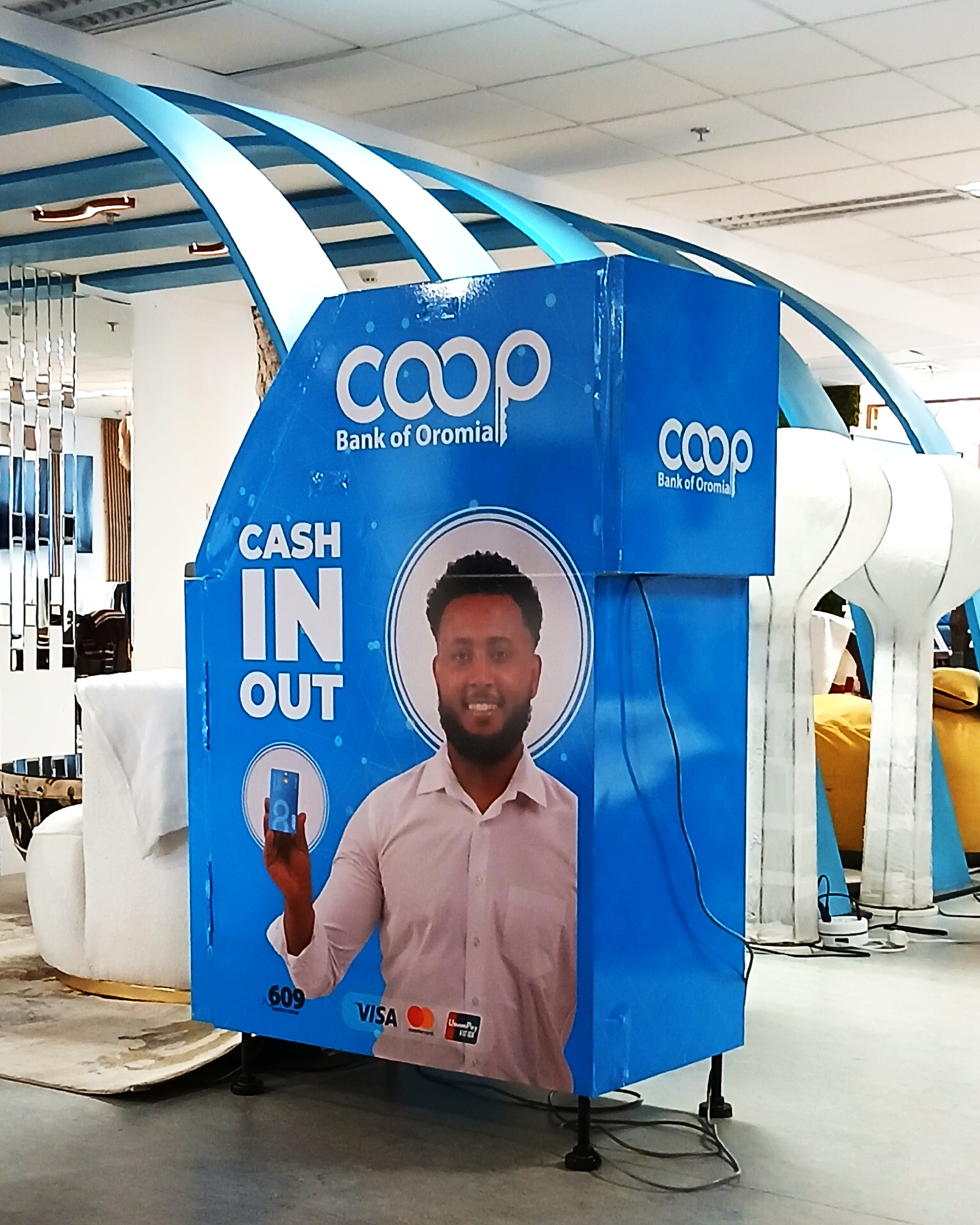Cooperative Bank of Oromia ATM shelter design view 3