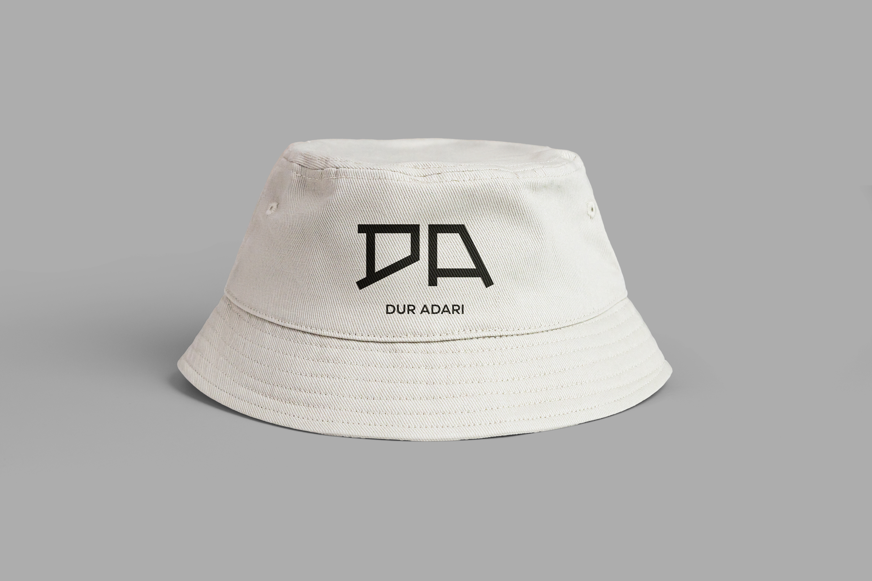 Dura Adari logo embroidered on a bucket hat